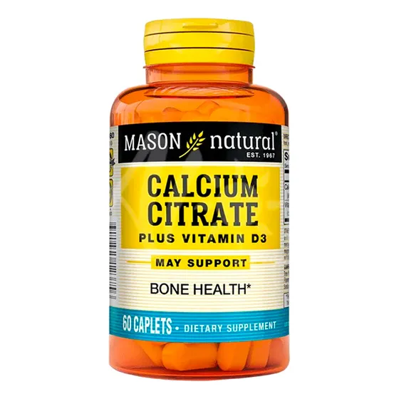 Vitamina Mason Calcium Citrate With Vitamin D3 (60 Tab)