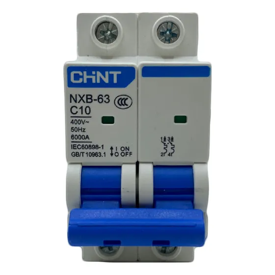 Breaker Termomagnetico De 2 Polos 10 Amp Chint