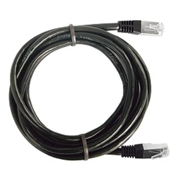 Patch Cord Cable Parcheo Red Ftp Categoría 5e 1 Metro  Negro