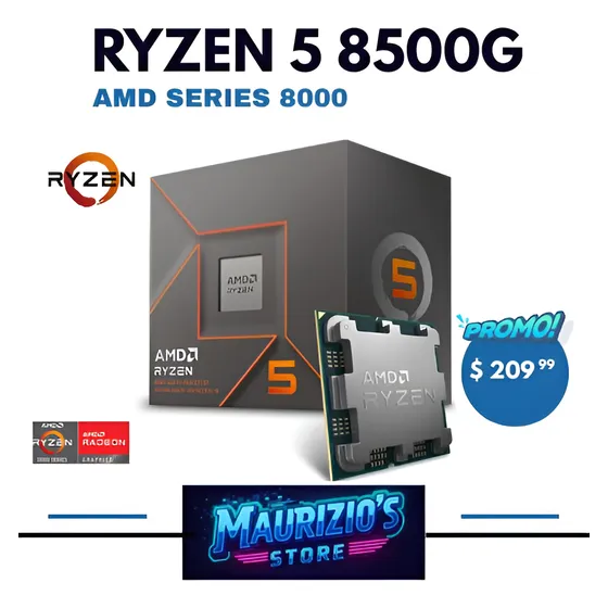 Procesador Amd Ryzen 5 8500g De 6 Nucleos Y 12 Hilos