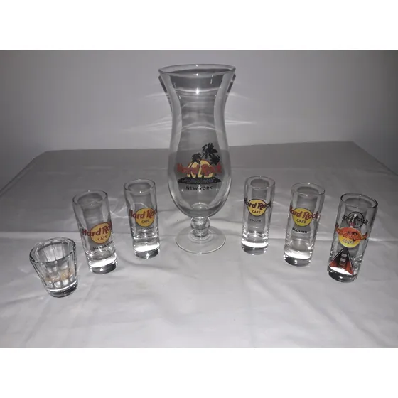 Hard Rock Café Jarra Shot Cortos Y Largos