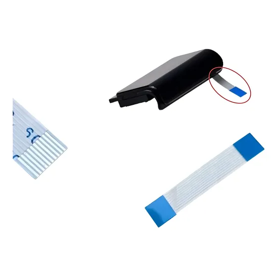 Cabo Flat 10 Vias Do Touchpad Para Controles Ps4 Dualshock 4
