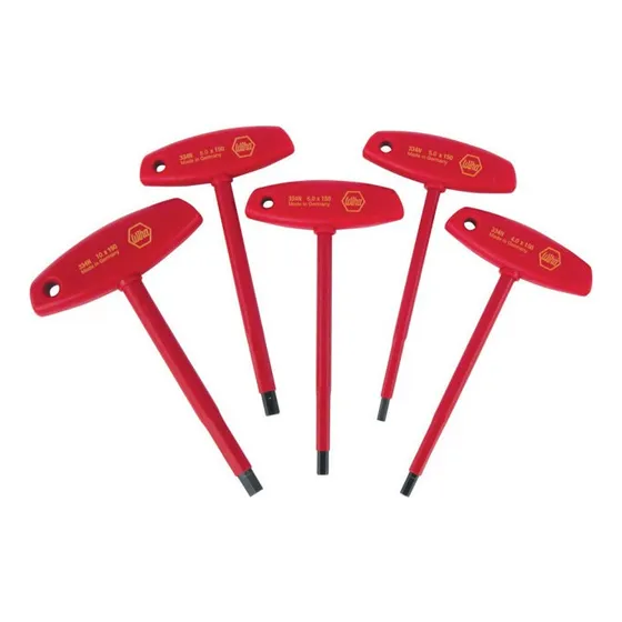 Wiha Jgo Llaves Hex T Aisladas 1000v 05pzs 33478
