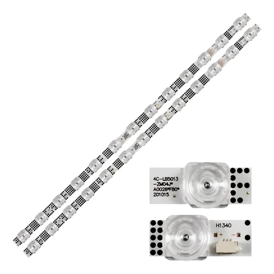Kit Barramento Led Compativel Com Semp Toshiba Tcl 50p615 50rk8500 Em Aluminio