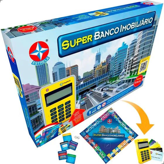 Super Banco Imobiliário C/ Máquininha (orig. Da Estrela)