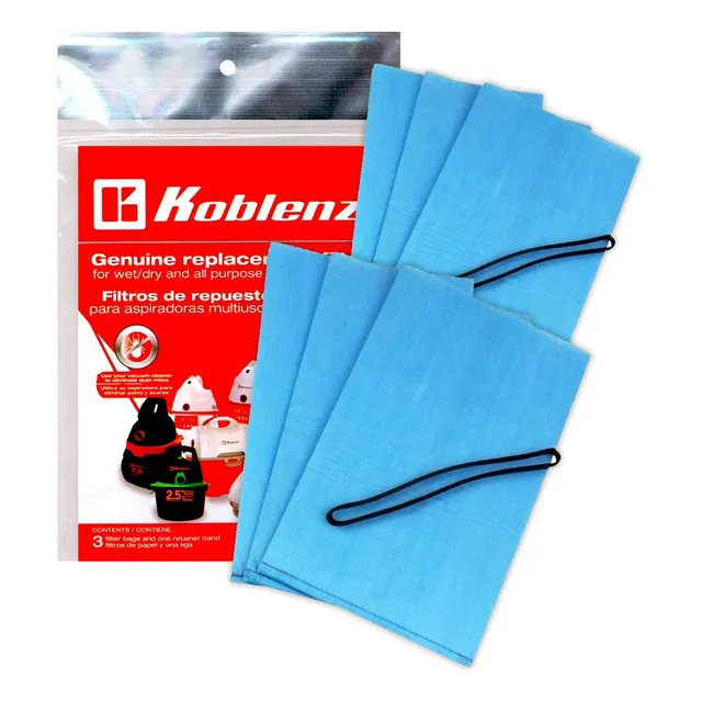 Filtros Repuesto 45-0389-2 Aspiradora Koblenz - 6 Pzs