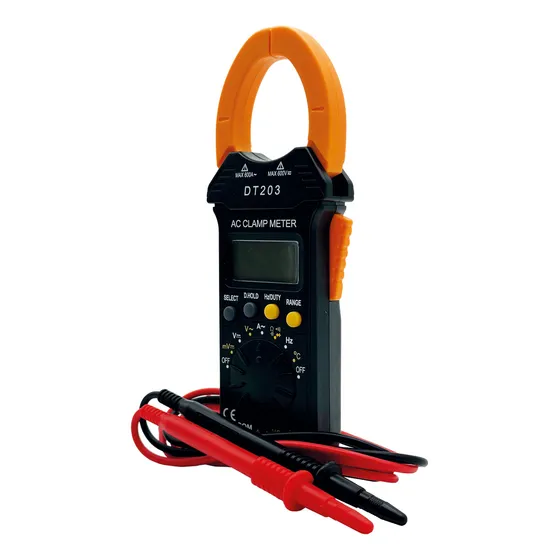 Pinza Amperometrica Dt-203 Compacta Completa Capacimetro