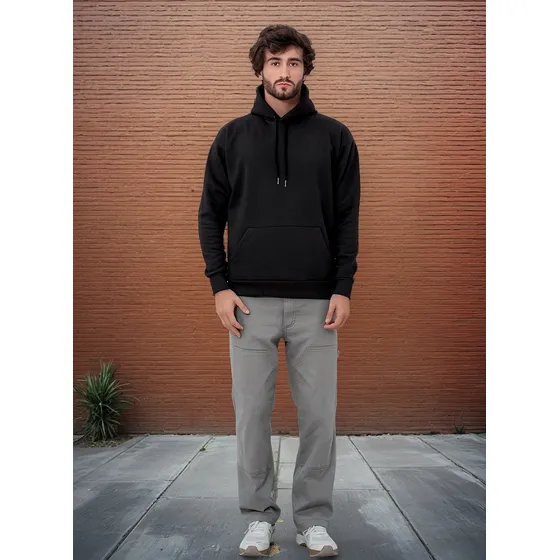 Moletom Canguru Grosso Unissex Inverno 3 Camadas
