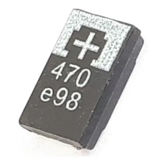 5pç Capacitor De Tântalo Tantalo 470uf 2,5v Para Ps3