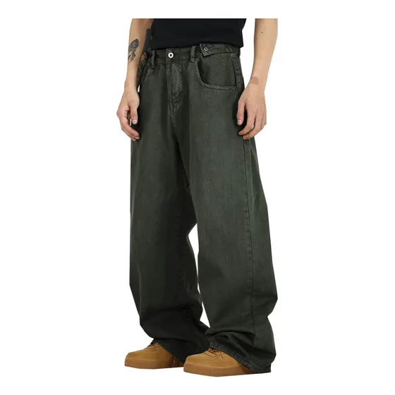 Vaqueros Estilo Ropa De Trabajo De Color Liso Para Hombre Z 