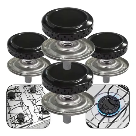 Espalhador E Queimador Fogão Atlas Monaco 4 Bocas 2p 2g