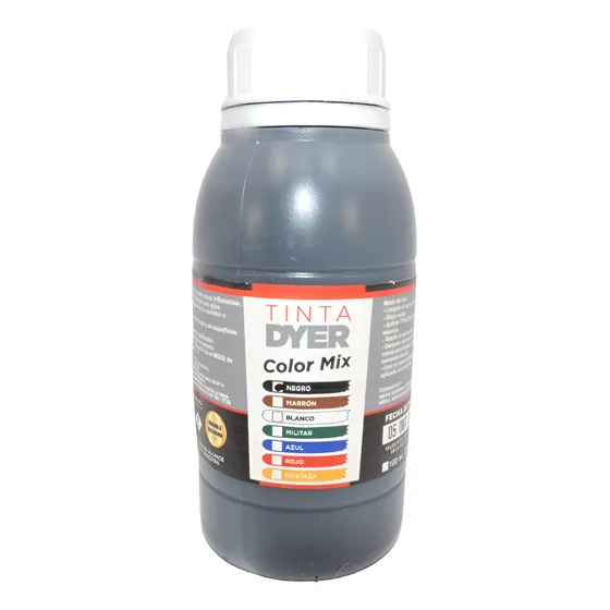 Tinta Para Cuero (dyer) 250ml.colores: Negro.blanco Y Otros