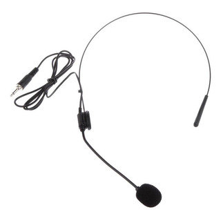 Sistema Inalámbrico De Diadema Electret Micrófono Negro Sistema Inalámbrico De Diadema Electret Micrófono Negro