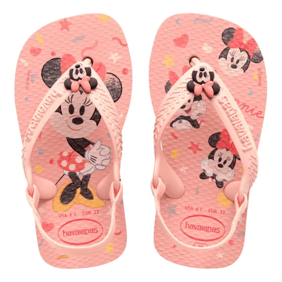 Chinelo Havaianas Disney Baby Com Elásticos Original Bebê