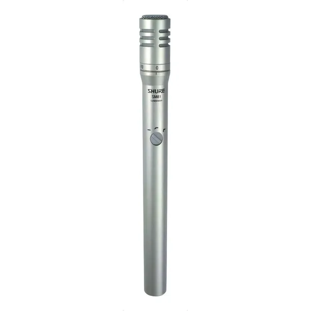 Micrófono Condensador Shure Sm81 Cardioide De Instrumento Color Plateado