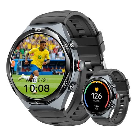 Smartwatch Gps Relógio Ai Preto Fitness Kieslect Elite2 2026 Preto Milanês Azul-escuro