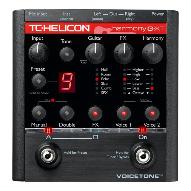 Pedal Efectos Voz/armonía Tc Helicon Voicetone Harmony G Xt