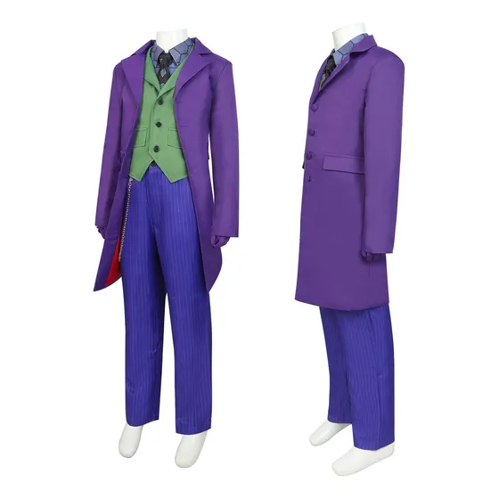 Ejwcig Disfraz De Joker Para Niños, Chaqueta De Traje De Cab