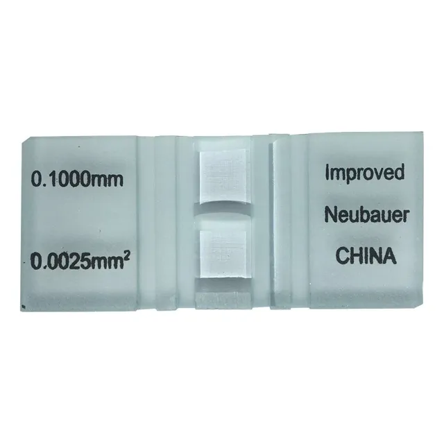 Cámara De Neubauer Improved Doble Retículo Recuento Células