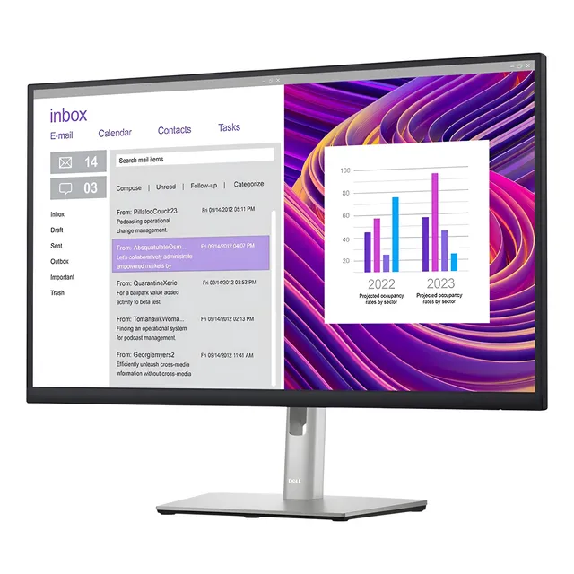 Monitor Dell P2723de 27  Qhd Wled Lcd  - 16:9 - Negro, Plata