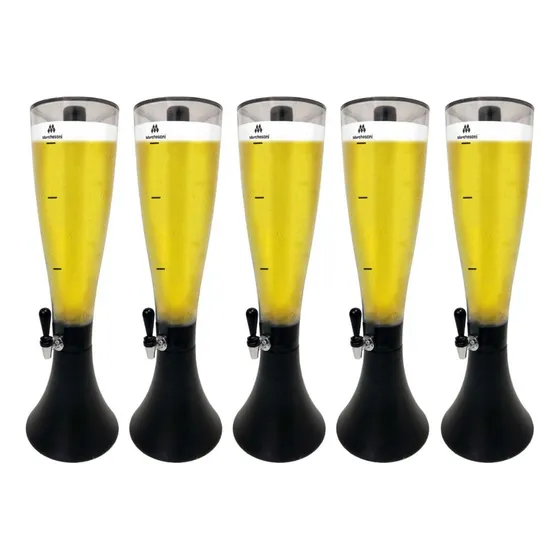 Kit Com 5 Torre Chopp 3,5 Litros Marcbeer - Marchesoni N/a