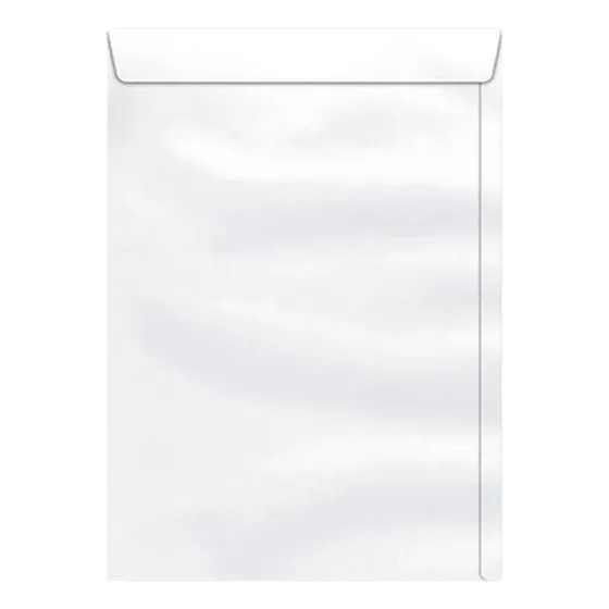 100 Unid Envelope Saco Papel Branco Offset 185x248 Mm 18x25