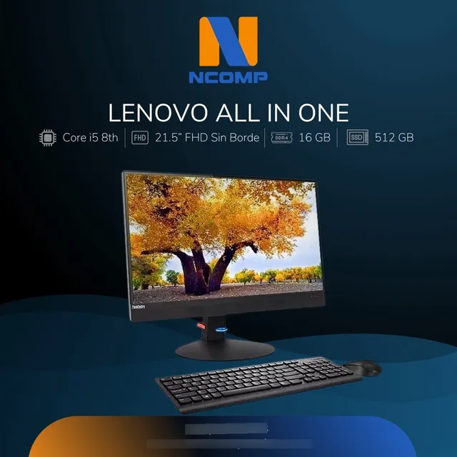 Comp.lenovo All In One Core I5 A 2.8ghz 8va Gen Ssd512gb 16g