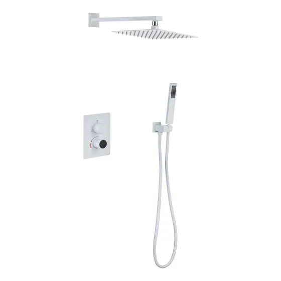 Sistema Ducha Juego Grifo Montado Pared Pantalla Digital Led