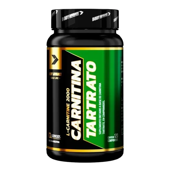 L-carnitine 120 Comp. Body Advance Quemador De Grasas Sabor Sin sabor