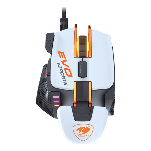Mouse Gamer Cougar Rgb 700m Evo Esports Color Blanco