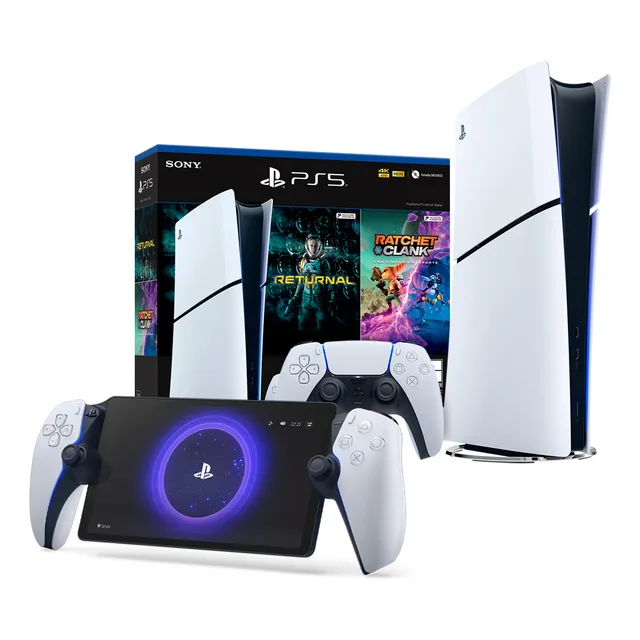 Consola Sony Playstation 5 Ps5 Slim 1tb Bundle + Portal Csi