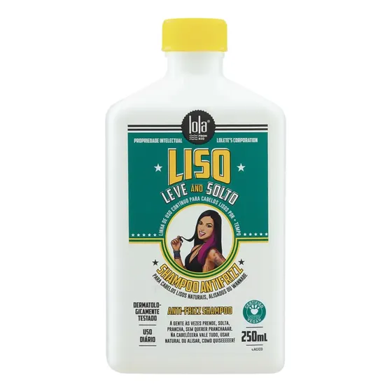 Shampoo Liso Leve And Solto 250ml - Lola