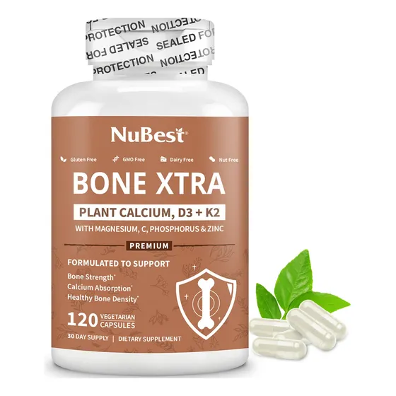 Bone Xtra - Fórmula De Fuerza De Hueso Vegano Para 1sg2i