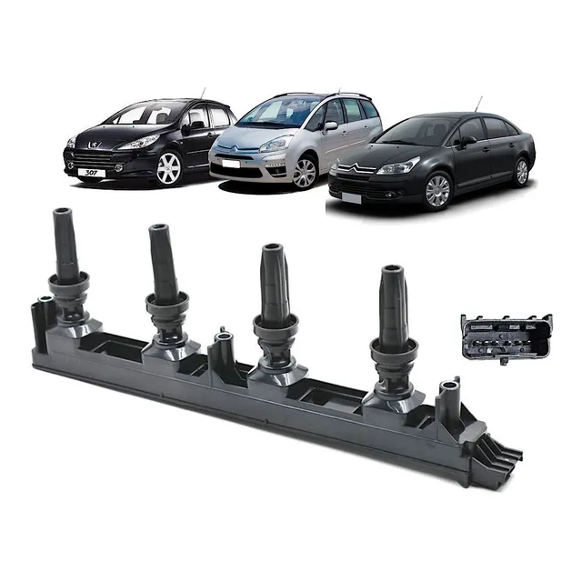 Bobina Ignição C4 Pallas 2.0 C5 307 407 807 2.0 16v 6 Pinos