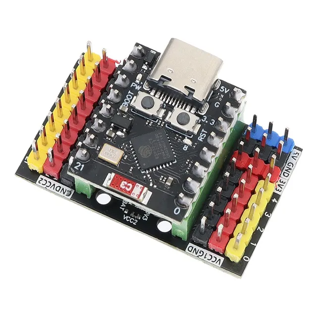Mini Super Esp32 C3 160 Mhz Wifi Bt Le 5 Usb-c + Batt Shield