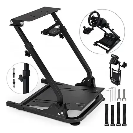 Soporte Volantes Thrustmaster Fanatec Logitech G29 G923 T300 Negro