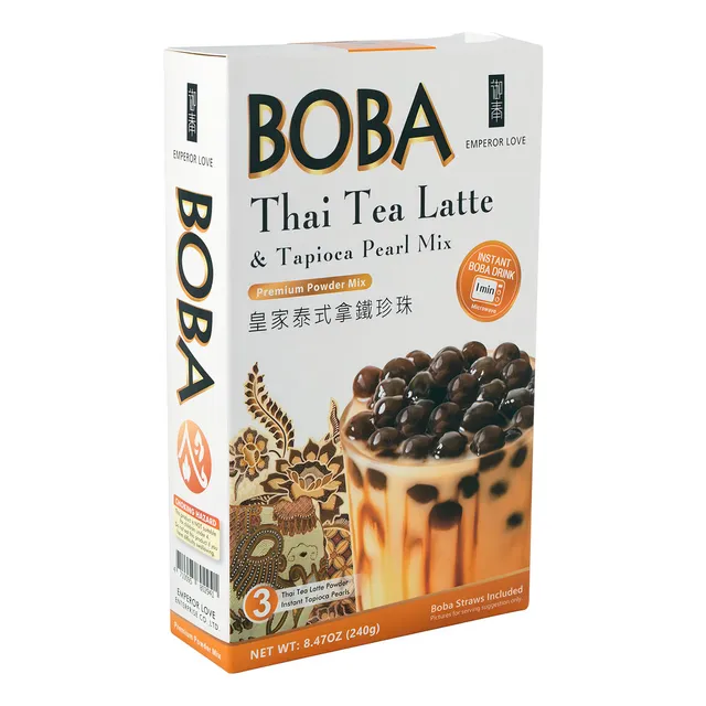 Tapioca Instantánea Sabor Thai Tea, Emperor Love, 240 G