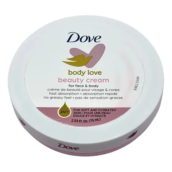 Crema Dove Para Cara Y Cuerpo Hidratacion Original 75ml