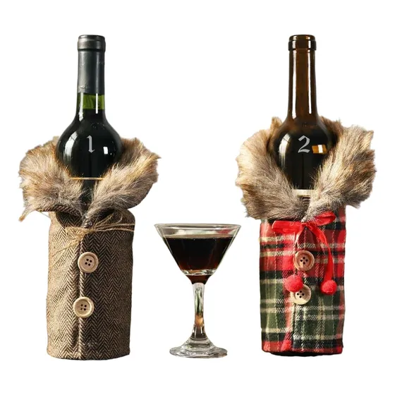 Funda Para Botella, Regalo De Navidad, Año Nuevo