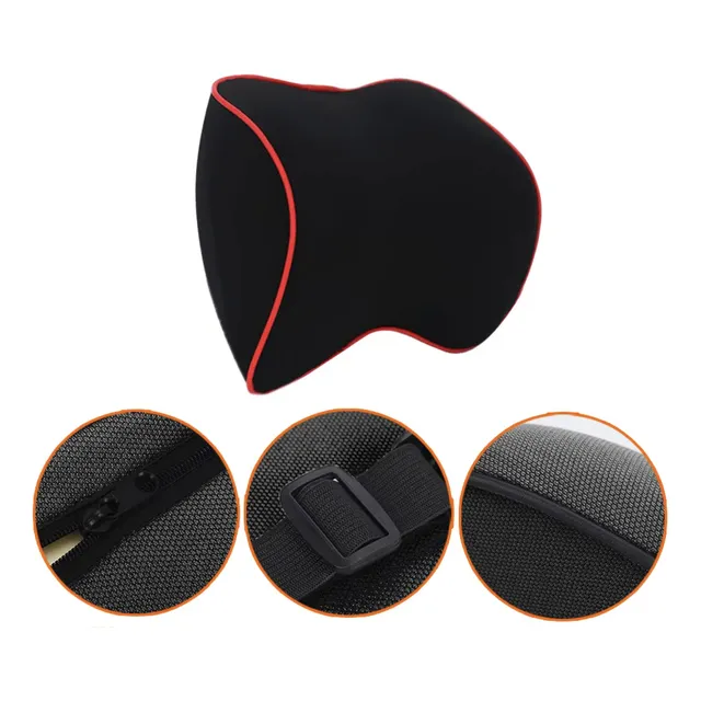 Cojin Cuello Memory Foam Transpirable Para Asientos De Autos