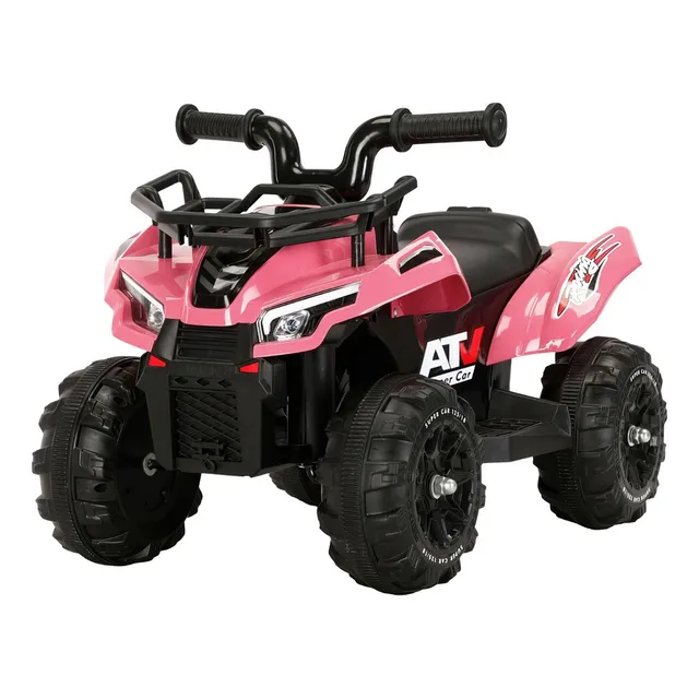 Cuatrimoto Montable Eléctrica 6v Moto Niña Música Led Color Rosa