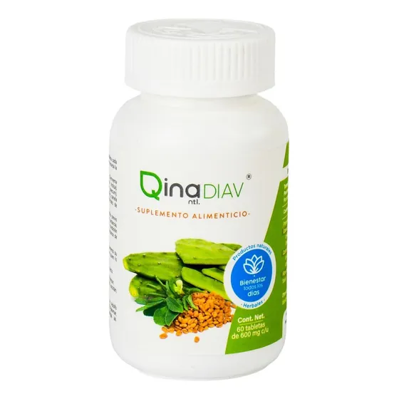 Qinadiav 60 Tabletas 600 Mg Rmflex Sabor Sin Sabor