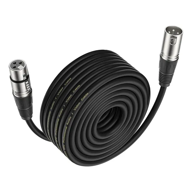 Cable Xlr-xlr De 15 Metros Balanceado Para Canon-canon Bomge