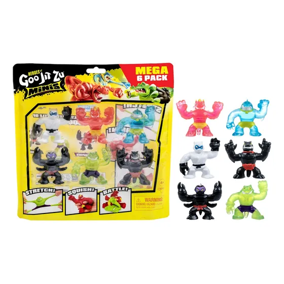 Heroes Of Goo Jit Zu Minis Mega Pack Paquete De 6