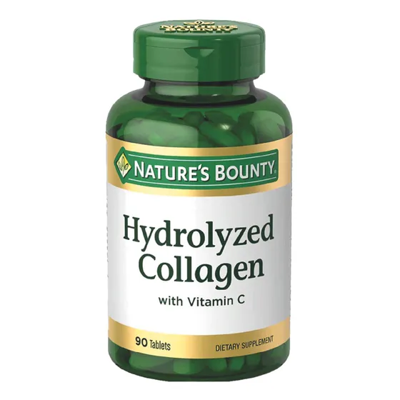 Suplemento Nature´s Bounty Colágeno hidrolizado con vitamina C 90 comprimidos