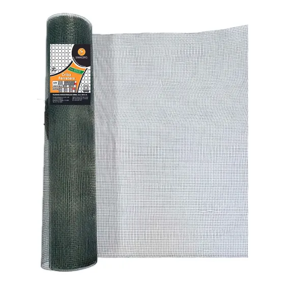 Malla Criba Grano De Plata, 91cm. 4x4 , L 30 M.