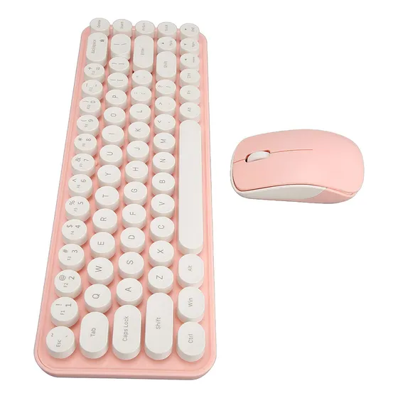 Combo Teclado Mouse Inalambrico Computadora Conexion 2.4g 68