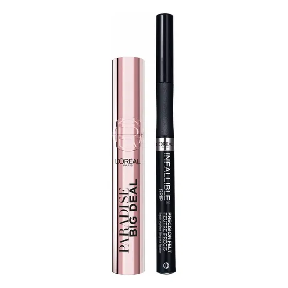Pack L'oréal Máscara Big Deal Brown + Delineador Infallible
