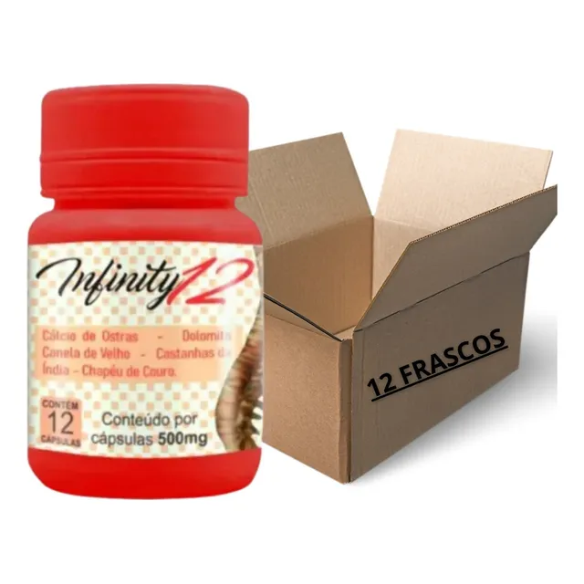 Kit Com 12 Potes Do Infiinit.uy 12 Top Suplementos Alimentar