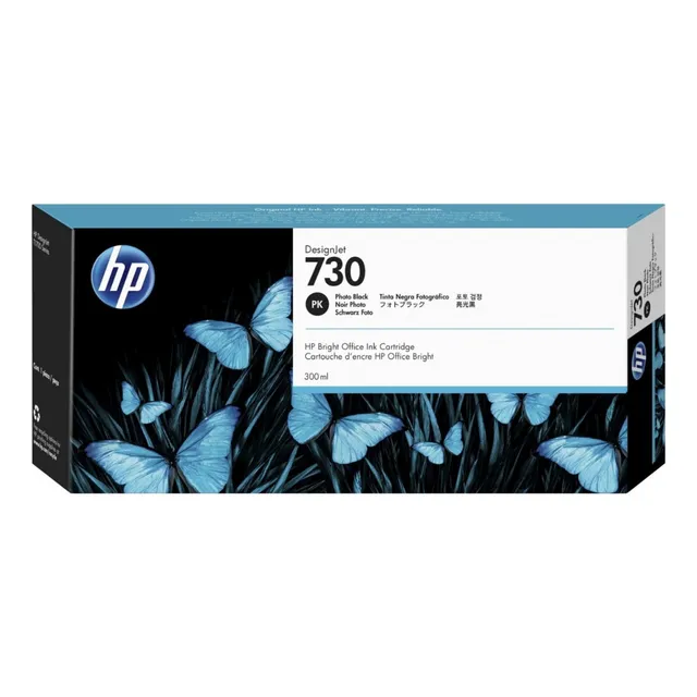 Cartucho De Tinta Hp P2v73a Color Negro Photo De 300 Ml